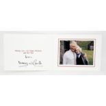 Signed Christmas card 2007 from Prince Charles & Camilla with Original Envelope