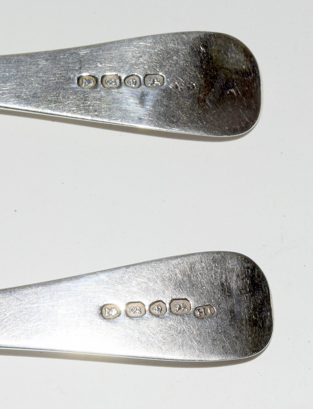 Pair of embossed serving spoons - Image 5 of 5