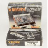 Vintage bin atone TV game in box with gun attachment