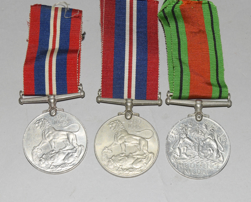 Three WW2 medals - Image 3 of 4