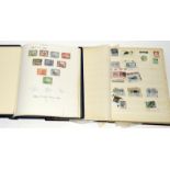 A good collection of stamps housed in 2 Albums