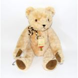 Vintage Hermann Teddy Bear with Growler. Ltd Edition 148 / 1000. 55cm