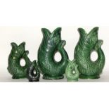 5 Dartmouth Pottery Gurgle Jugs