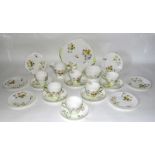 21 piece Shelley Wild Anemone Tea Set