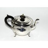 Small silver teapot