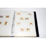 Thematic Birds of the World Large Lifetime Collection on Hand Written Sheets in Black Album (100s