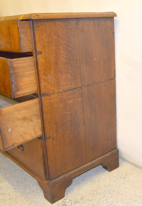 19th century 2/3 Chest of Drawers. 88 x 98 x 49cm - Image 4 of 4