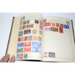 Old time collection in 'Wanderer' stamp album