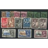 Nigeria selection of George V Stamps