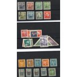Collection of China stamps some with overprints