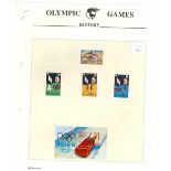 Olympic Games collection on 2 sheets