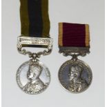 An India General Service Medal with Afghanistan NWF 1919 clasp named to G-27196 Private B
