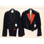 Two mess dress uniforms to the Royal Irish Rangers and Royal Artillery