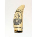 Faux scrimshaw