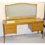 Ladies mirrored dressing table. 128 x 142 x 46cm