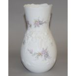Kaiser Bisque Floral Design Vase. Signed to the Base. No 1350.
