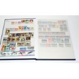 Enormous collection of World stamps from various countries (identified) in blue album