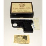 Webley sports starting pistol in original box with purchase price 37/6p