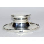 Silver capstan inkwell