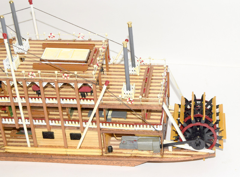 Model Steamer. Mississippi. Kit Built. 35 x 40cm - Image 4 of 7