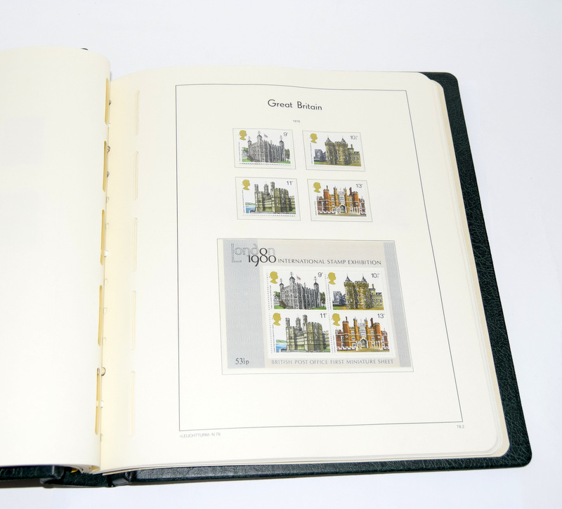 Superb collection of GB Mint Stamps in De-Luxe album with Specially printed pages - Image 3 of 3