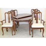 Modern Merrydew extending dining table and six chairs