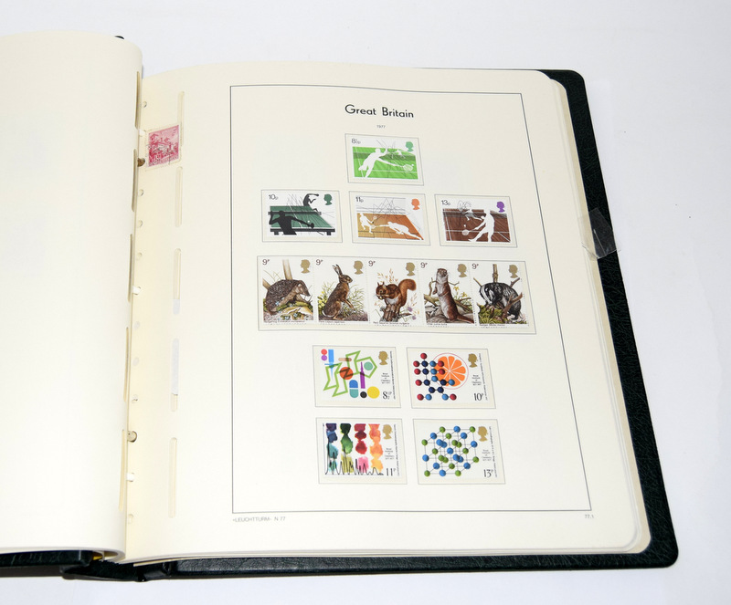 Superb collection of GB Mint Stamps in De-Luxe album with Specially printed pages - Image 2 of 3