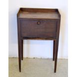 Georgian Tray top pot cupboard with drop down front. 85 x 35 x55 cm