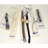 6 x New Seiko watches from receivers with tags