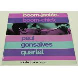 A 1964 first pressing of the jazz LP record 'Boom-Jackie-Boom-Chick' by the Paul Gonsalves Quartet.