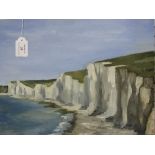 Amanda C. Samson (née Shortman) - The Seven Sisters, Sussex, oil on canvas, circa 2004, 30.5cm x
