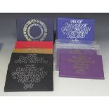 A collection of thirty-one United Kingdom year type specimen proof coin sets from 1972 to 1999