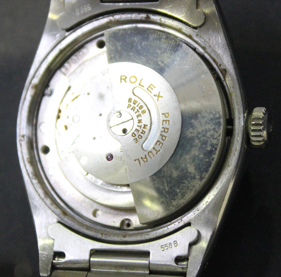 A Rolex Oyster Perpetual Precision steel cased gentleman's bracelet wristwatch, the signed - Image 4 of 4
