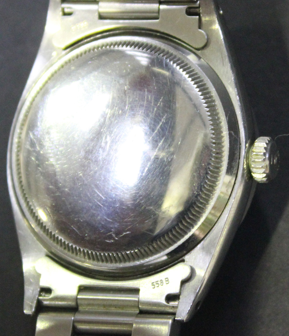 A Rolex Oyster Perpetual Precision steel cased gentleman's bracelet wristwatch, the signed - Image 2 of 4