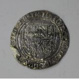 A Burgundian Netherlands medieval silver coin, possibly a double patard of Charles the Bold (has