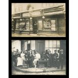 A collection of approximately 62 postcards of social history interest, including people in