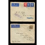 A group of covers from 1929-1948 of naval correspondence, many addressed to 'HMS Diana' Singapore,