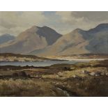 Maurice Canning Wilks - Irish Landscape, possibly Connemara, oil on canvas, signed, 39cm x 49cm,