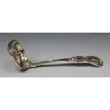 A George III silver King's pattern sugar sifter spoon, London 1813 by Paul Storr, length 14cm.