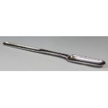 A George II silver marrow scoop, London 1724 by Edward Pocock, length 22cm. Buyer’s Premium 29.4% (