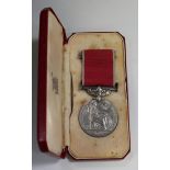 A British Empire Medal, George VI civil issue, to 'John H. Kaye', with the original Royal Mint case.