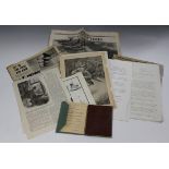 A small photograph album containing snaps of flying interest, mainly from the 1920s and 1930s,