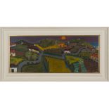 Alan Furneaux - 'The Road from Penzance to St. Ives', oil on board, signed recto, titled and dated