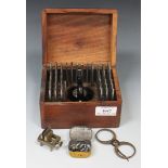 A Lorch Schmidt & Co watchmaker's staking tool set, boxed (some punches missing). Buyer’s Premium