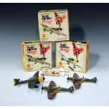 A Dinky Toys No. 719 Battle of Britain Spitfire MkII, boxed with instructions, transfers and packing