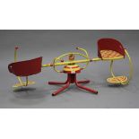 A 'Mobo' Merry-go-round, finished in yellow and red (playwear). Buyer’s Premium 29.4% (including VAT