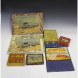 A collection of games and toys, including a Victorian dissected jigsaw 'The British Sovereigns