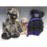 Five Charlie Bears, comprising Griffin, Brussell, Little D, an Isabelle Collection Tigerlily,