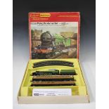 A Hornby Railways gauge OO No. R508 Flying Scotsman train set with exhaust and steam sound,