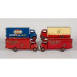 Two Dinky Supertoys No. 514 Guy vans, both 'Slumberland', first type, a No. 514 Guy van 'Spratts'